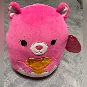 Squishmallows Delia Pink Bear Plush Toy
